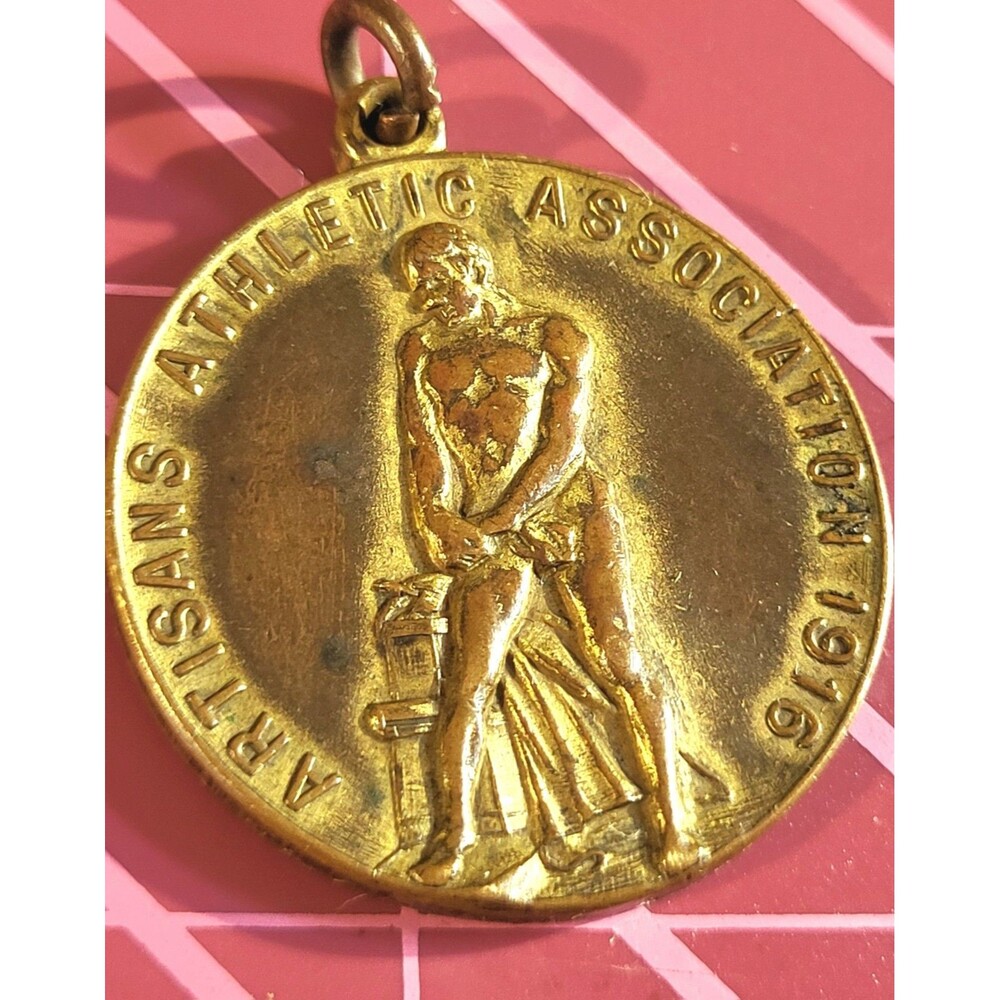 1916 Dieges & Clust Artisans Athletic Association Antique Running Medal Award